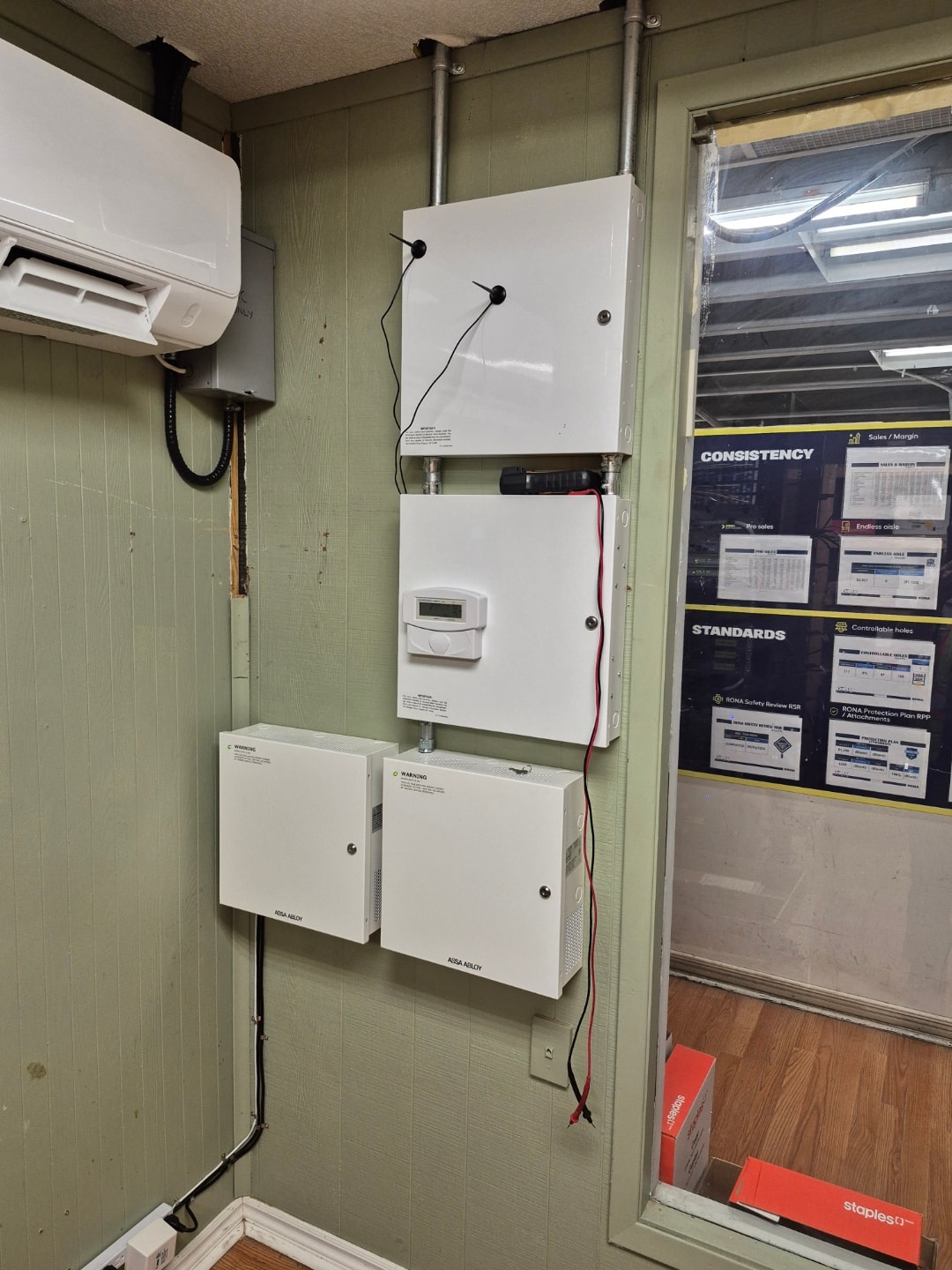 Security system installation
