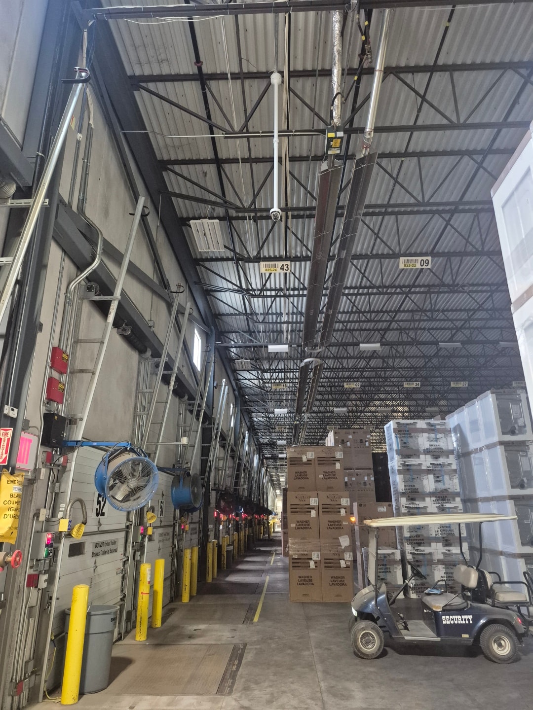 Commercial security installation